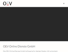 Tablet Screenshot of oev-online.de